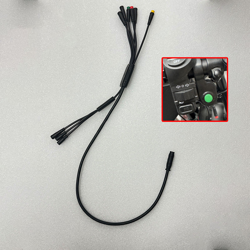 BG10 main line, pay attention to distinguish the colors of the dual motor switches