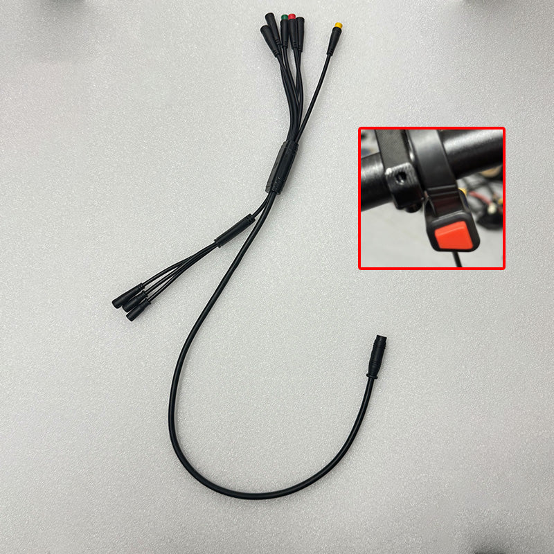 BG10 main line, pay attention to distinguish the colors of the dual motor switches