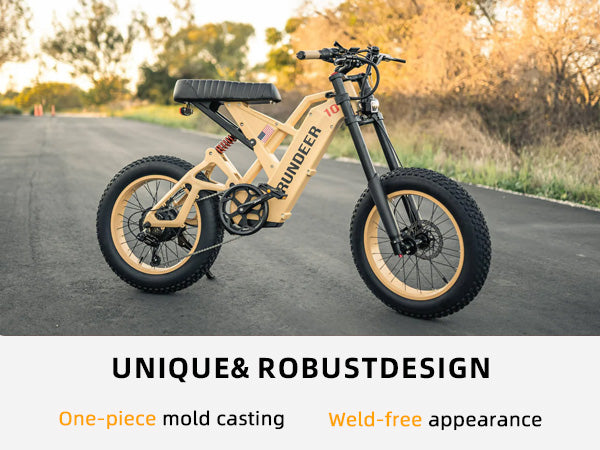 Attack 10 Electric Bike for Adults,Peak 1200W Brushless Motor Up to 68 Miles 30MPH Off Road Ebike Bike